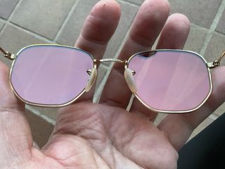 Gafas de Sol Ray Ban Hexagonales Doradas