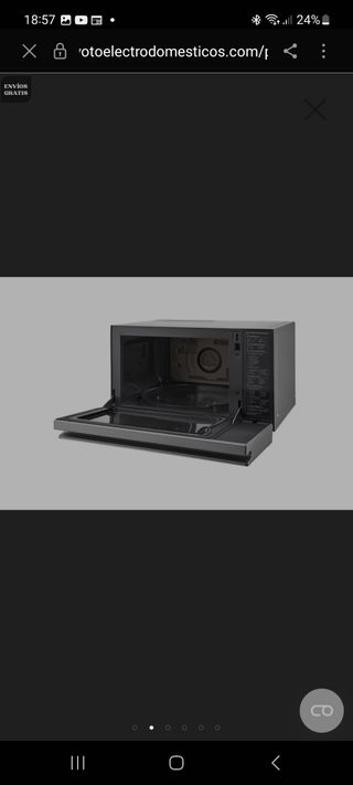 Microondas LG MJ3965ACS 4 en 1 NUEVO A ESTRENAR