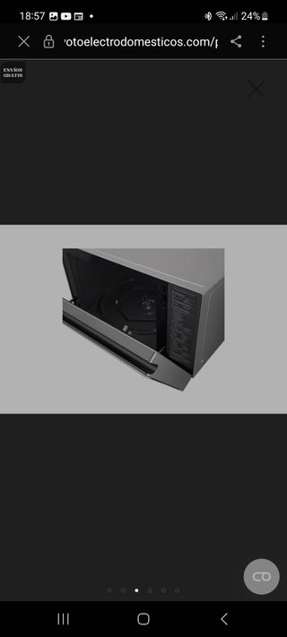 Microondas LG MJ3965ACS 4 en 1 NUEVO A ESTRENAR