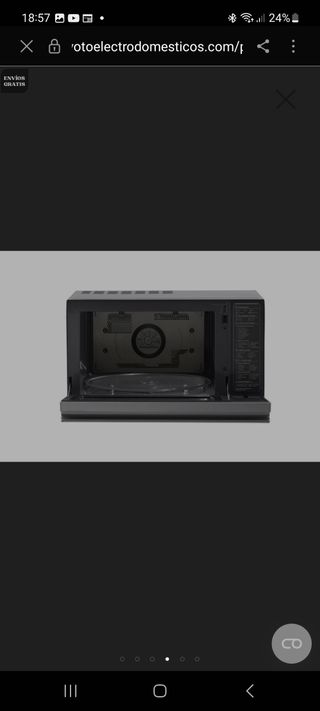 Microondas LG MJ3965ACS 4 en 1 NUEVO A ESTRENAR