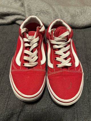 Vans Rojas Talla 36
