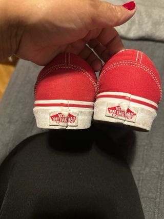 Vans Rojas Talla 36