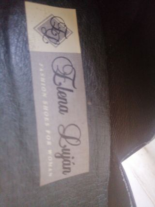 Zapatos Eliana Lujan Piel Plataforma Tacón Negro