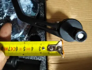 Retrovisores Moto Hexagonales Azules