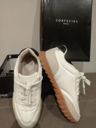 Zapatillas blancas Cortefiel T.38