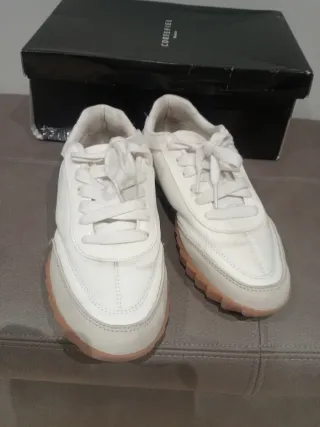Zapatillas blancas Cortefiel T.38