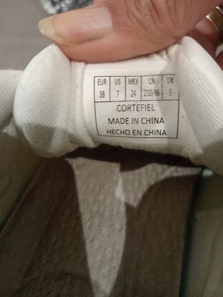Zapatillas blancas Cortefiel T.38