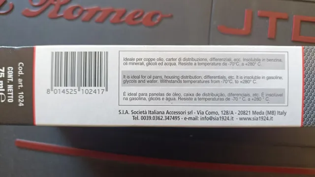 SIA Red Silicone Sealant