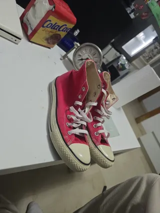 Zapatillas Converse Altas Rosas