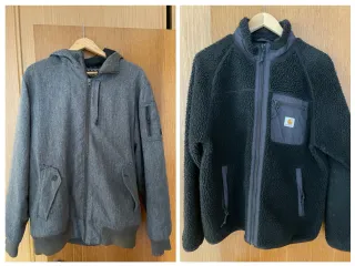 Chaquetas carhatt L y Vans M usadas para hombre