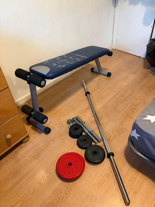 Gym/gimnasio completo para casa.