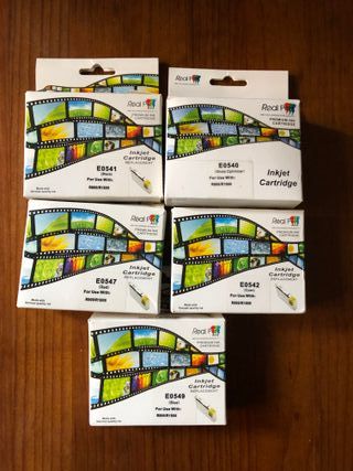 Cartuchos Tinta Real Print Epson R800/R1800