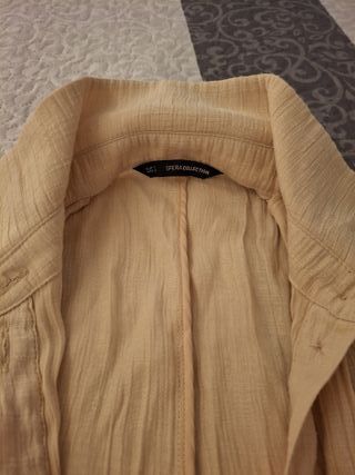 Mono Lino Mujer Beige Talla Única