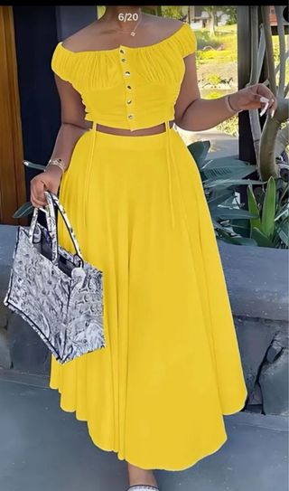 Vestido amarillo talla M