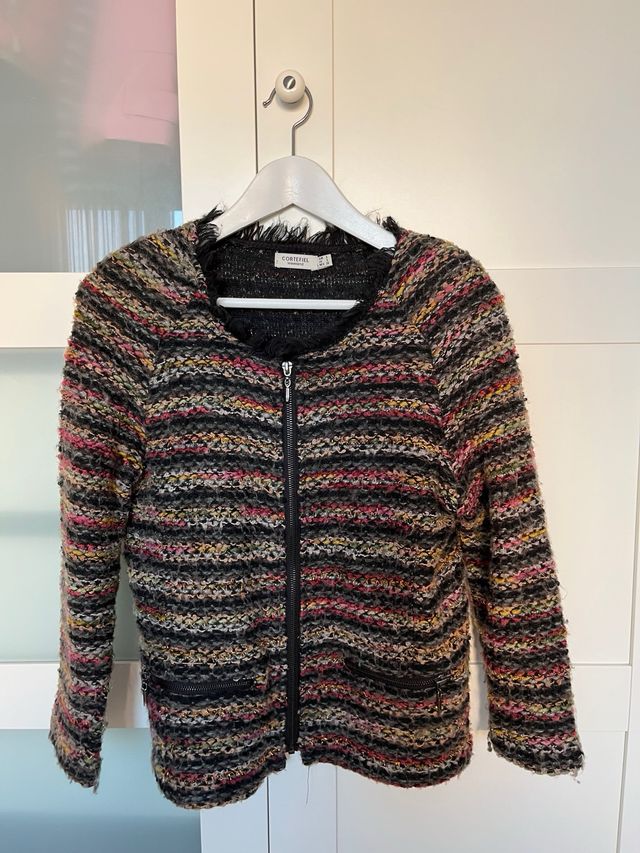 Chaqueta Cortefiel Multicolor con Cremallera