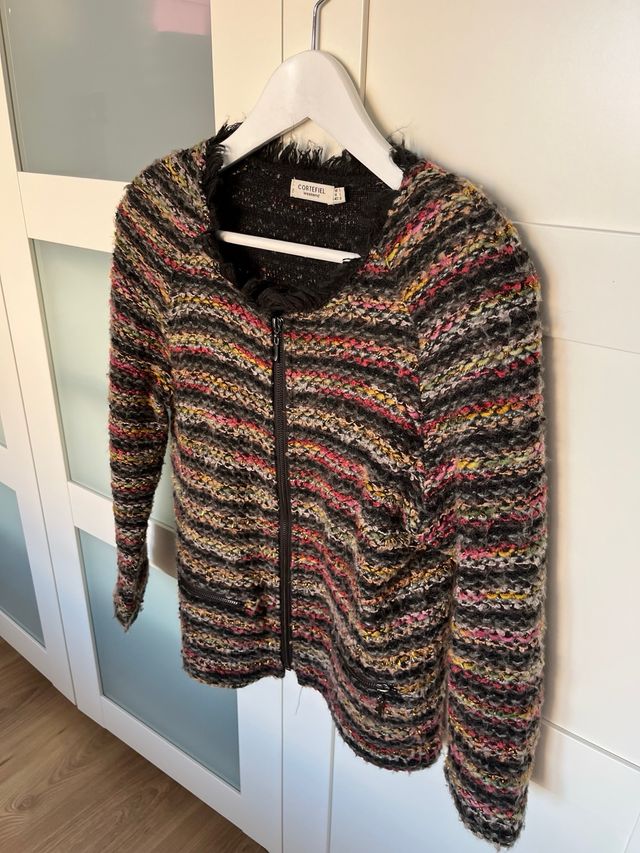 Chaqueta Cortefiel Multicolor con Cremallera