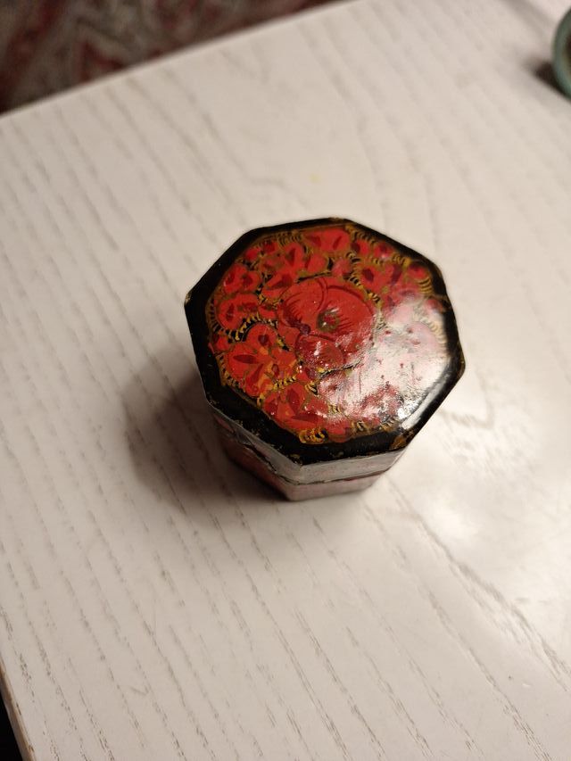 Cajas Decorativas Papel Mache Set 4