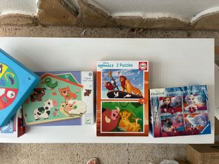 Lote de Rompecabezas y juegos de mesa Infantiles