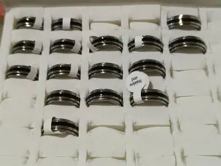 Anillos Acero Inox Giratorios Hombre