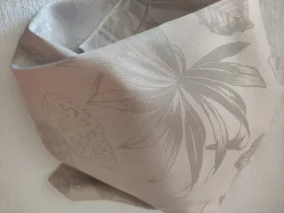 Retal tela adamascada perla