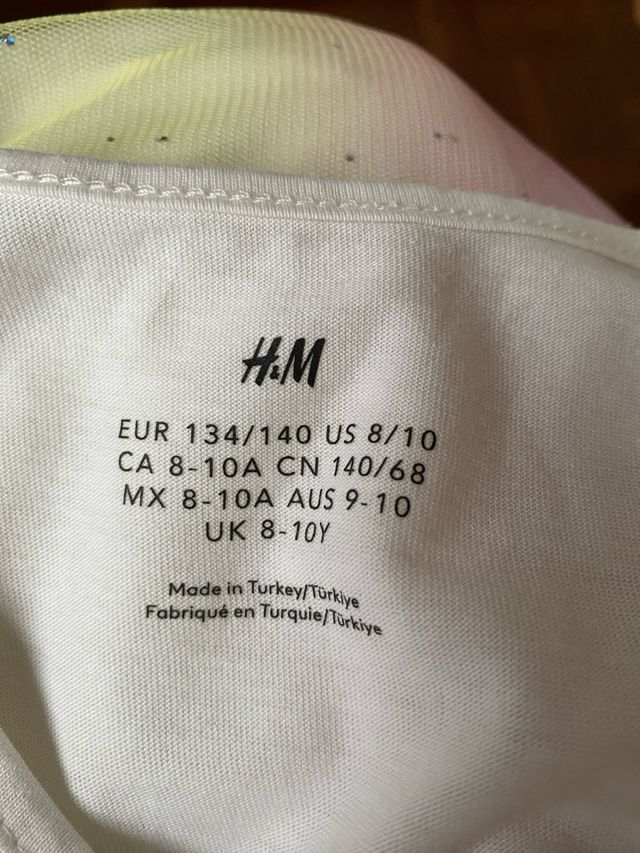 Vestido Unicornio Niña Talla 6-8 Años