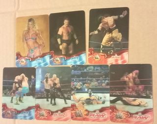Mix 15 carte WWE Raw Smackdown vintage