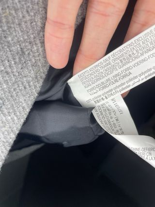 Chaqueta paño gris Bershka
