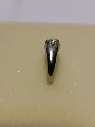 Anillo Vintage, Baño Plata