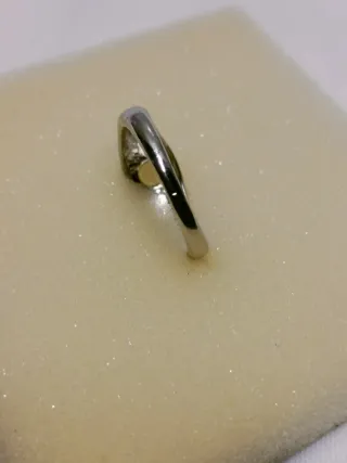 Anillo Vintage, Baño Plata