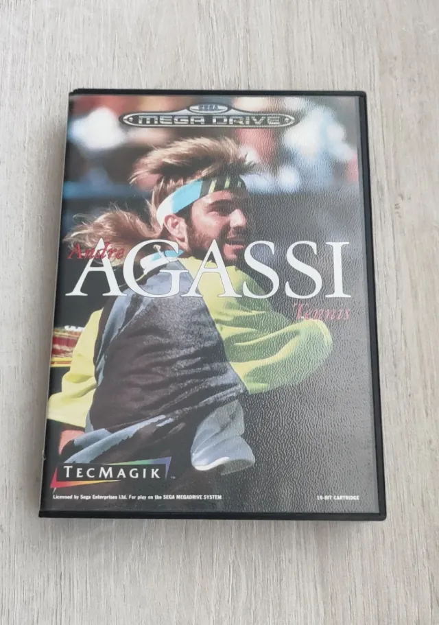 Andre Agassi Tennis Megadrive Tecmagik Tenis