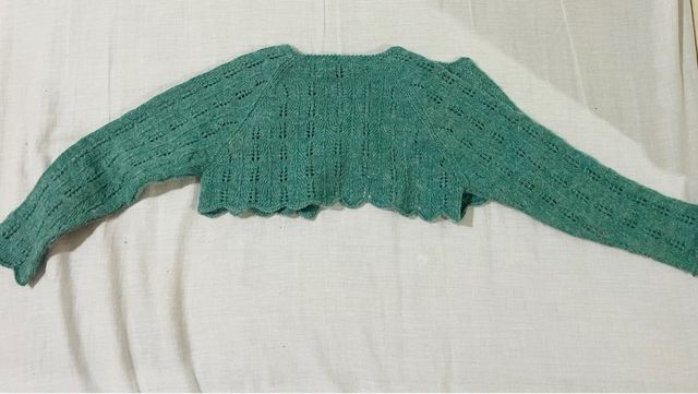 Chaquetita de lana La Martinica verde