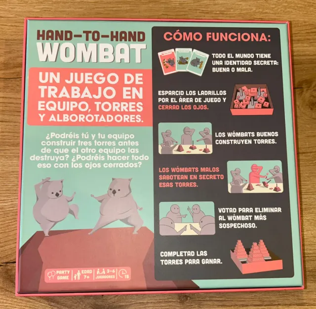 Juego de mesa Hand-to-Hand Wombat