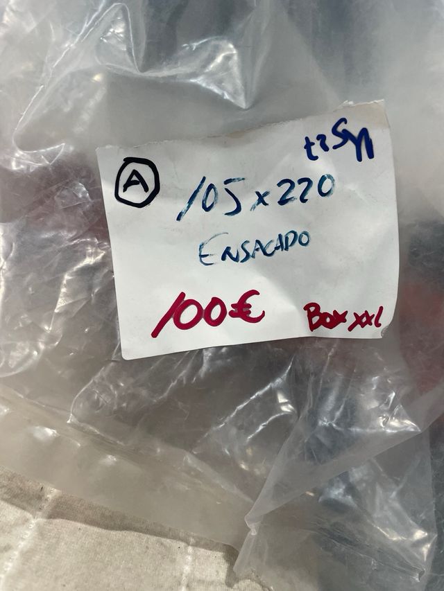 Colchón muelles ensacados 105x220. Ref. A