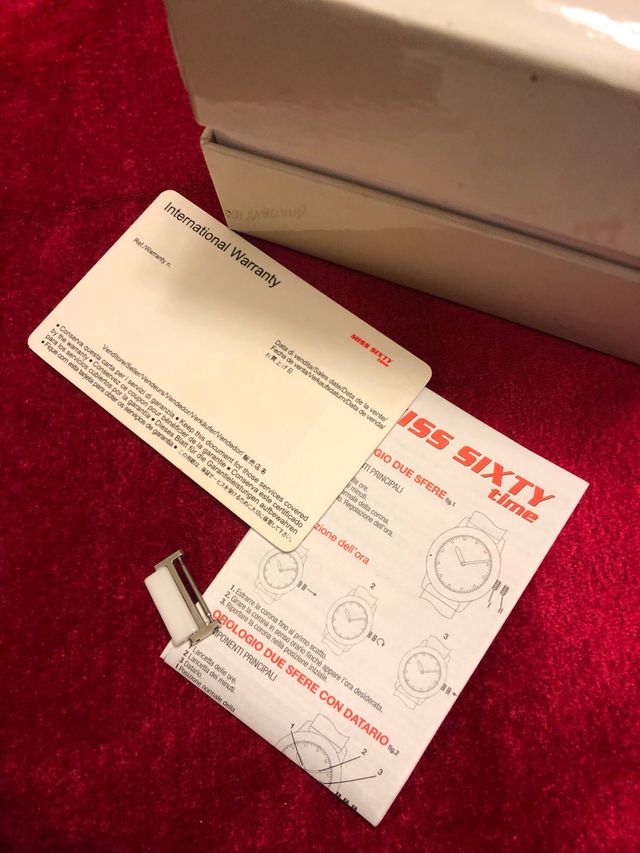 Scatola porta orologio Miss Sixty time vintage