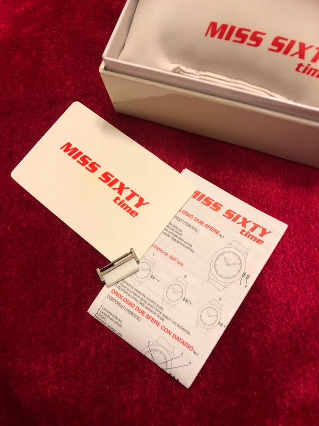 Scatola porta orologio Miss Sixty time vintage