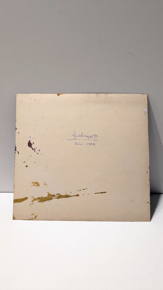 Llopis Beltrá óleo firmado pequeño formato paisaje