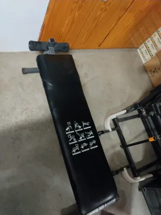 Banco de musculación negro