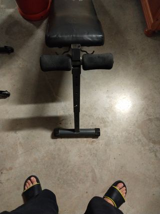 Banco de musculación negro