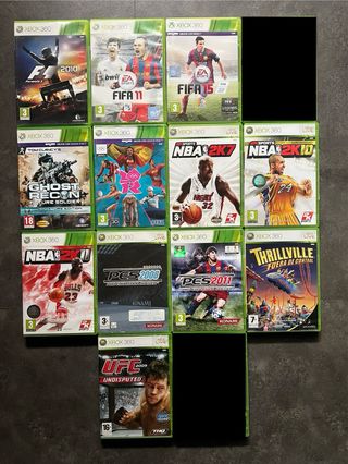 Pack 12 Juegos Xbox 360