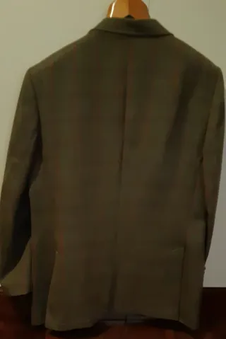 Chaqueta Barbour Talla 54 jaspeada a cuadros.