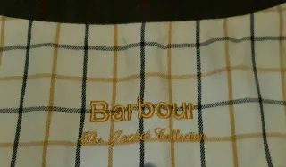 Chaqueta Barbour Talla 54 jaspeada a cuadros.