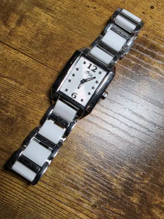 Reloj Lotus Mujer Blanco y Plateado