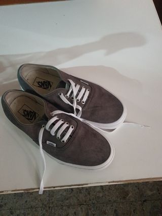 Zapatillas Vans Hombre Grises