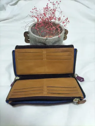 Cartera Kipling Morada y Azul