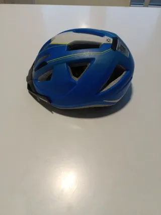 Casco Bicicleta Azul y Amarillo SPEG 