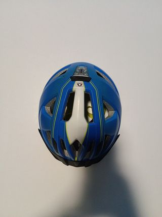 Casco Bicicleta Azul y Amarillo SPEG 
