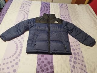 Chaqueta The North Face Negra y Azul. No original 
