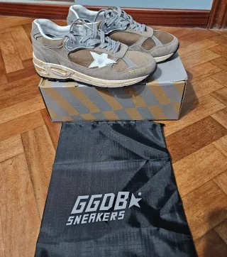 Golden Goose Dad-Star Beige/Gris