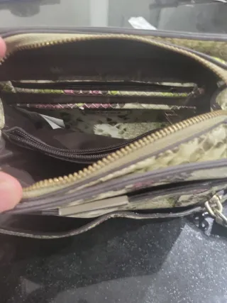 Bolso de señora estampado serpiente