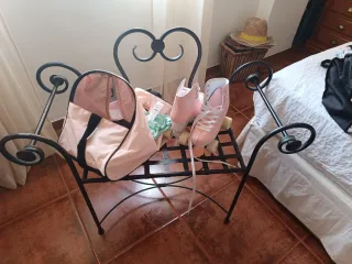 Patines de Rueda Rosas y Bolso.